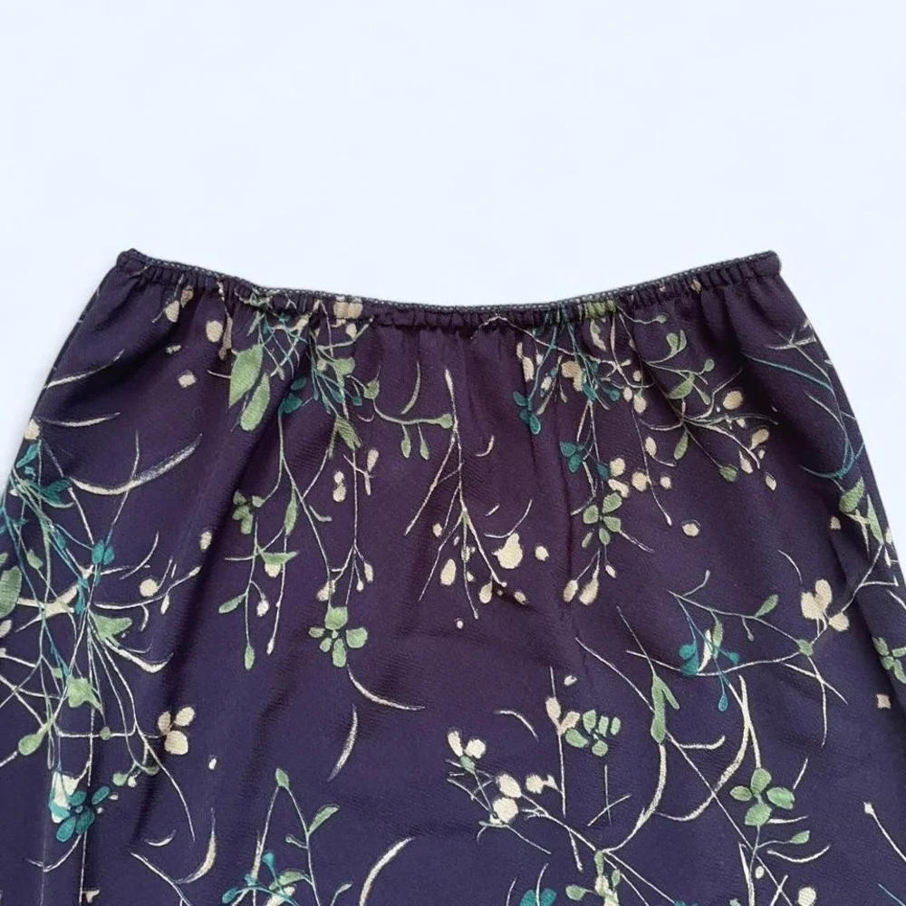 Vintage floral knee length skirt Size S by Norton McNaughton‎